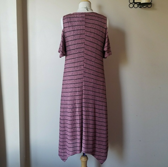 Apt. 9 Women's Striped Cold Shoulder Dress - Picture 5 of 8